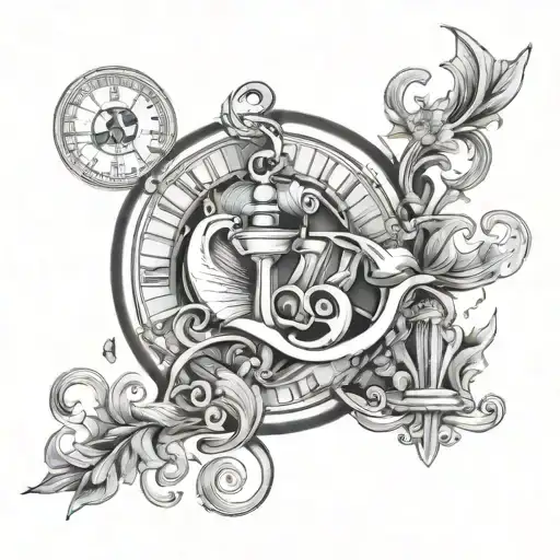 Aquarius and libra tattoos tattoo design idea