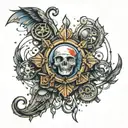 lifeline tattoo design idea