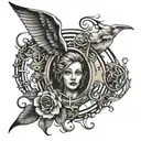 lifeline tattoo design idea