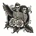 Family Over Everything tattoo design idea