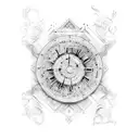 Roman numerals tattoo design idea