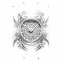 Roman numerals tattoo design idea