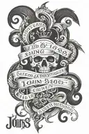 john 3:16 scripture tattoo design idea