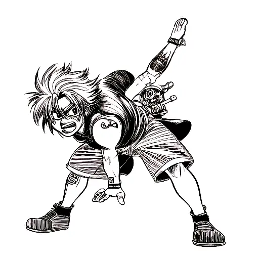 Ruffy Joyboy tattoo design idea