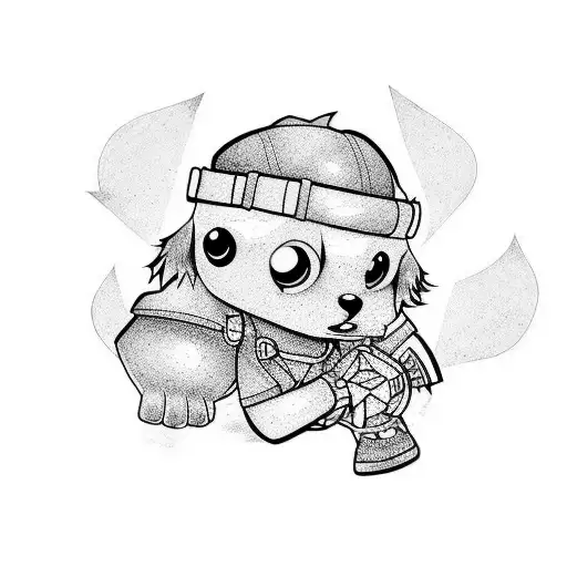 Ruffy Joyboy tattoo design idea