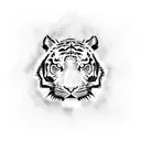 tiger tribal tattoo design idea