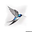 Swallow Bird tattoo design idea