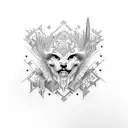 neo traditional peaxh with bite mark  tattoo design idea