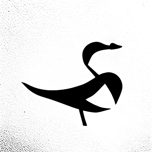ugly duckling tattoo design idea