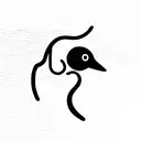 ugly duckling tattoo design idea