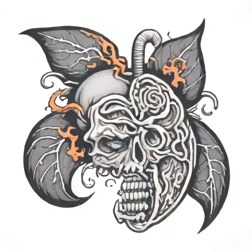 kidney disease screaming while everything dies tattoo design idea