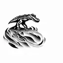 a crocodile tattoo design idea