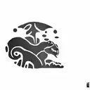 a crocodile tattoo design idea