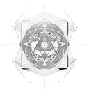 motherboard atom tattoo design idea