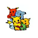 pikachu bulbasaur charmander squirtle tattoo design idea