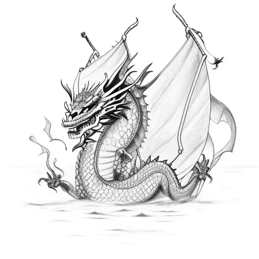 dragon boat 🏆 world champion  tattoo design idea