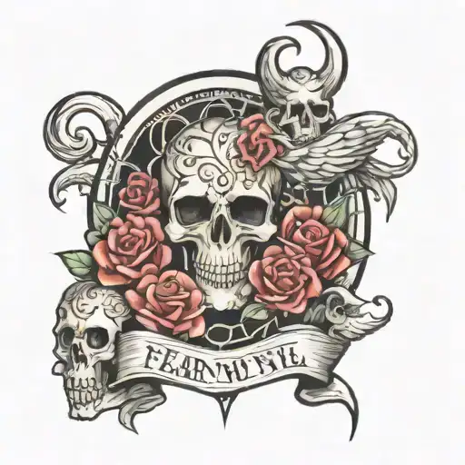 fear no evil  tattoo design idea