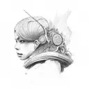 I think therefore I am tattoo design idea