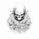 I think therefore I am tattoo design idea