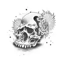 seven sins tattoo design idea