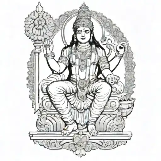 Murugan vel with Tamil on  tattoo design idea