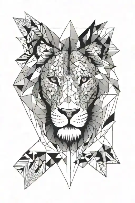 lion face half sleeve tattoo tattoo design idea