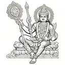 Murugan vel with Tamil on  tattoo design idea