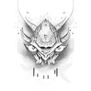 alone text tattoo design idea