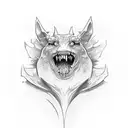 hobbit door tattoo design idea