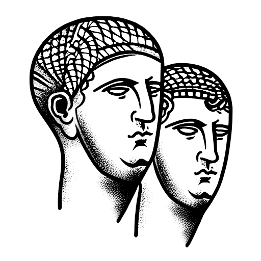 stoic,roman emperors tattoo design idea
