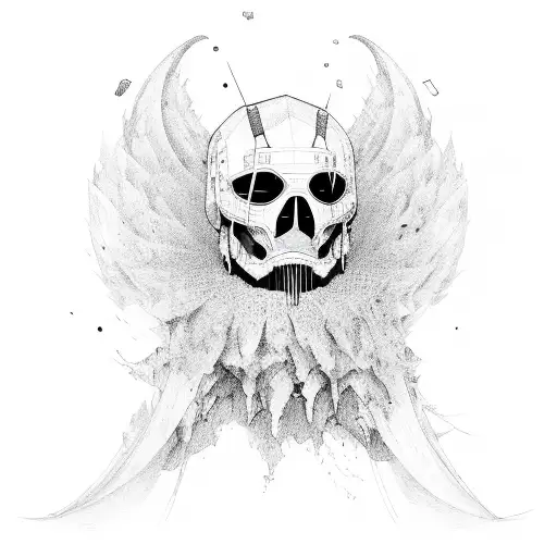 hackers god tattoo design idea
