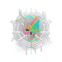 hackers god tattoo design idea