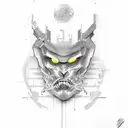 hackers god tattoo design idea