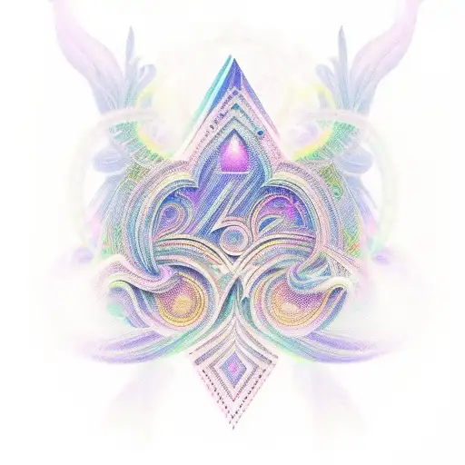 A mystical tattoo design blending elements of trance music and African braiding, with a focus on the beauty of nature and the secrets of the forest tattoo design idea