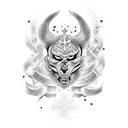 cross with job 19:25 tattoo design idea