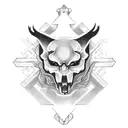 cross with job 19:25 tattoo design idea