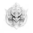 Link and saga de geminis and melioda tattoo design idea