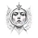 virgen del Rocío  tattoo design idea