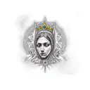 virgen del Rocío  tattoo design idea