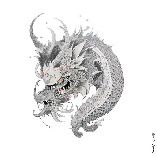 Chimera tattoo design idea