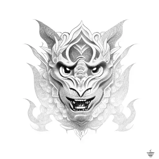 Chimera tattoo design idea