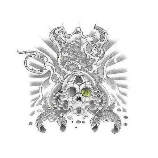 croix templiers tattoo design idea