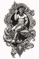 gods Olympus tattoo design idea