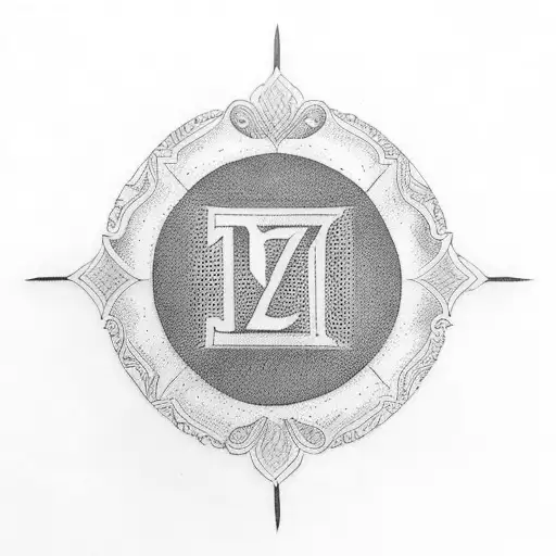 7,11,9 in Roman numerals overlap each other tattoo design idea