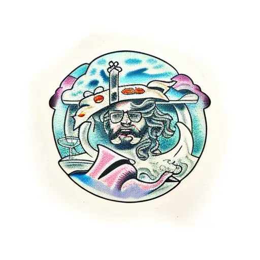 the last supper  tattoo design idea