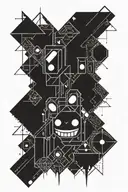 invader zim tattoo design idea