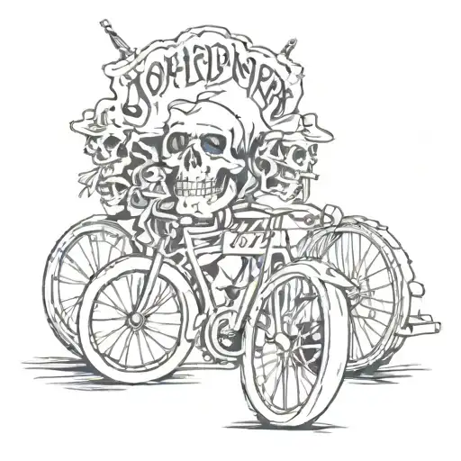 rest in peace Johnny  tattoo design idea