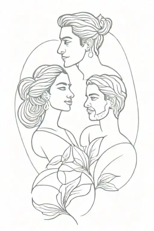Shraddha and Rakesh tattoo design idea