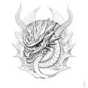 Dragon from avatar tattoo design idea