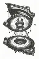 ufo tattoo design idea